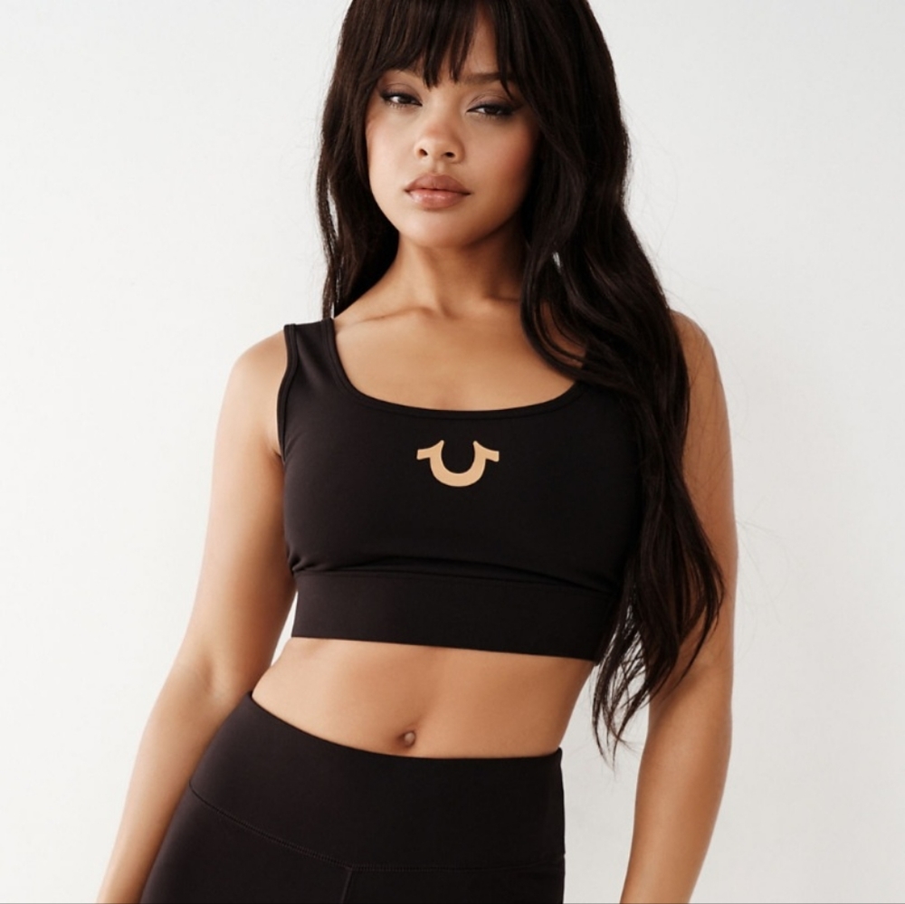 True Religion Black Sports Bra